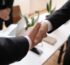 Business people shaking hands