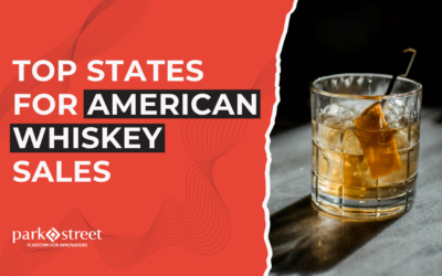 Top Ten States for American Whiskey Sales